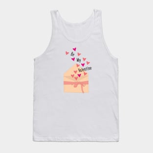 Be My Valentine Romantic Love Saying for Valentines or Anniversary Tank Top